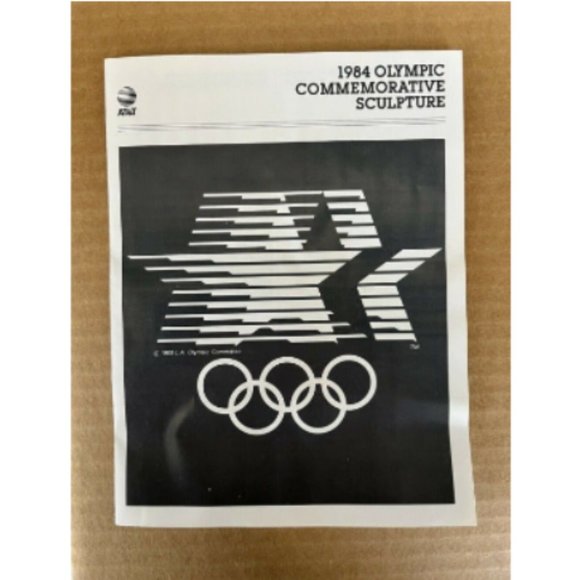 1984 Olympic Commemorative Sculpture ~ Yachting ~ Plus 7 Games Pins - Picture 9 of 11